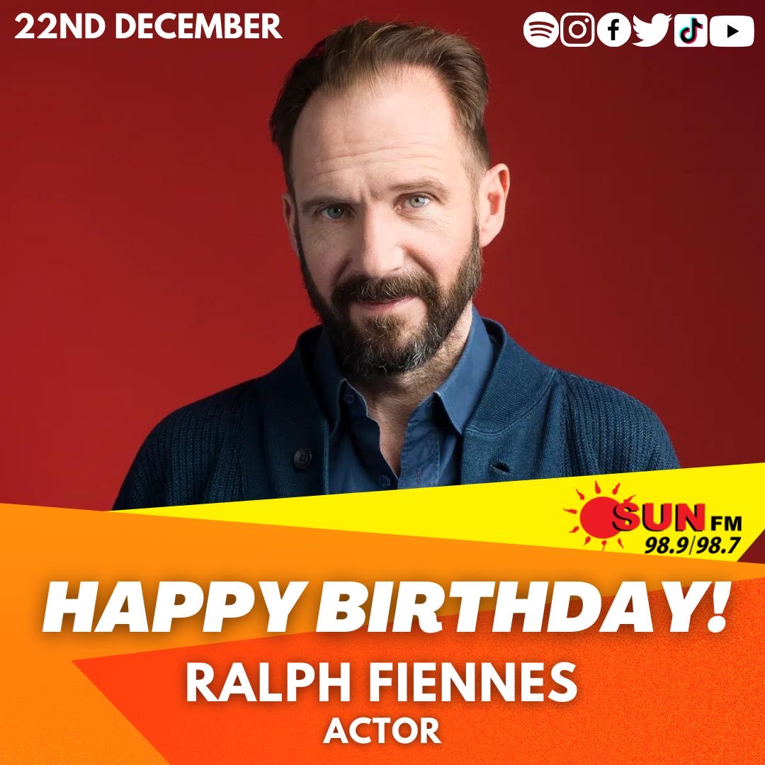 Happy Birthday to Ralph Fiennes!!     