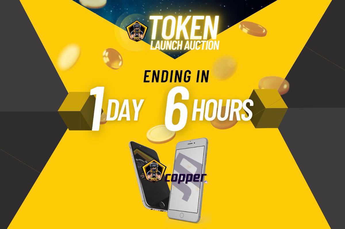 MetaGamingGuild's tweet photo. ⏳𝐅𝐫𝐢𝐞𝐧𝐝𝐥𝐲 𝐑𝐄𝐌𝐈𝐍𝐃𝐄𝐑: 1 Day &amp; 6 hours Left to Buy $MGG @CopperLaunch 💸💵💰
—
🚀To participate, visit:  https://t.co/Q3ppdoft8R
—
💭Need a little help? We wrote a Step-by-step Guide for you 😉👇🏻
https://t.co/EJIRxPhmtq https://t.co/aqUkC4LweF