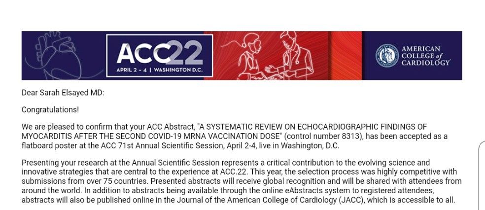 Sarah ELsayed, MD. tweet media