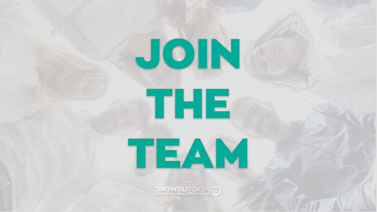 crowdlitoken's tweet photo. Werde ein Teil unseres Teams in Zürich! Become a part of our team! 😍 

 We are hiring: 
- Head of Sales and Distribution (M/W/D) 80-100%
- Manager Sales Backoffice (M/W/D) 80-100%

Mehr Informationen unter: https://t.co/U16YvkW5yK 
 
#wearehiring #sharingiscaring https://t.co/krw8sLmHd1