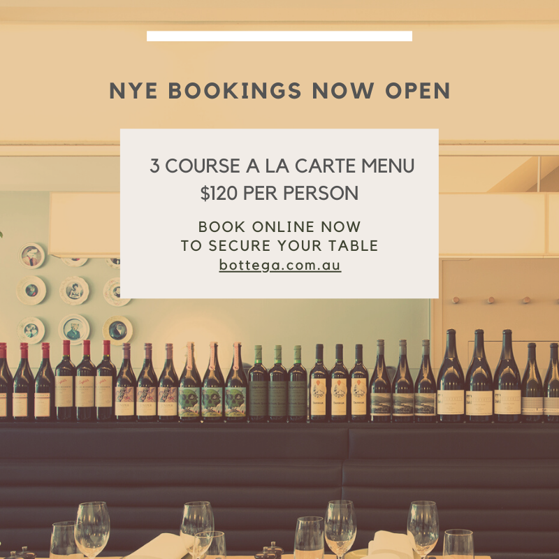 NYE Bookings are open!
.
.
.
.
#NYE2021 #NYEinthecity #CBDdining #bottega #melbourne #bourkest #italian #cityofmelbourne