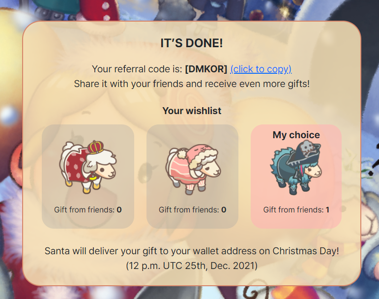TT95630257's tweet photo. #SheepfarmXmas 

I hope it becomes a Christmas present. https://t.co/yMrBngUDZu