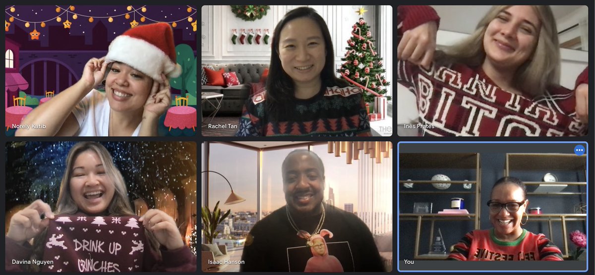 racheltanpl's tweet photo. Ending 2021 on a high-note with the #bestecrtteam and not forgetting, Mariah Carey! 🎄🎉🥂 

@NorY3118 @inieprates @davinamnguyen @isaacthe_goat @NoleJacks https://t.co/D5Hq82ckeS