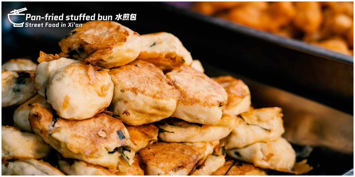 in_xi_an's tweet photo. Comparing with a slap-up meal, #Xian people are more likely to enjoy some #streetfood. Golden and crispy #Friedbreadstick, flavorful #Friedleekdumplings, soft and juicy #Pan-friedstuffedbun, succulent #ExtraCrispyBeefPatties... in which there is always one you love. #xianfood https://t.co/h2ZbfkYXNF
