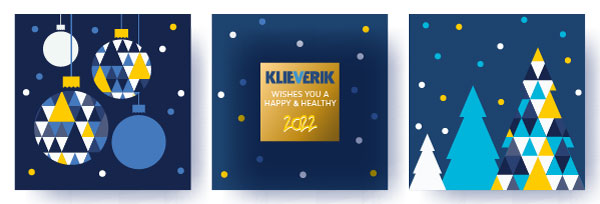 It was another turbulent year, which required a lot of adaptability from everyone.
The past year has also known a number of highlights. We look forward to the great things the new year will bring. On behalf of the entire Klieverik team, we wish you a happy and healthy 2022.