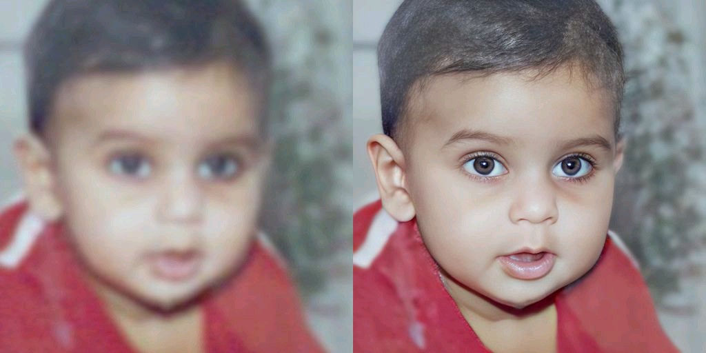 _aqeelanwar's tweet photo. 𝗥𝗲𝘀𝘁𝗼𝗿𝗶𝗻𝗴 𝗢𝗹𝗱 𝗣𝗶𝗰𝘁𝘂𝗿𝗲𝘀 - 𝗠𝗮𝗰𝗵𝗶𝗻𝗲 𝗟𝗲𝗮𝗿𝗻𝗶𝗻𝗴
Recently I came across an amazing paper (GitHub code) that I used to restore my childhood pictures. I can see a clear resemblance with my little one.

Live demo/details in the comment.

#machinelearning https://t.co/1qY93KtGX4