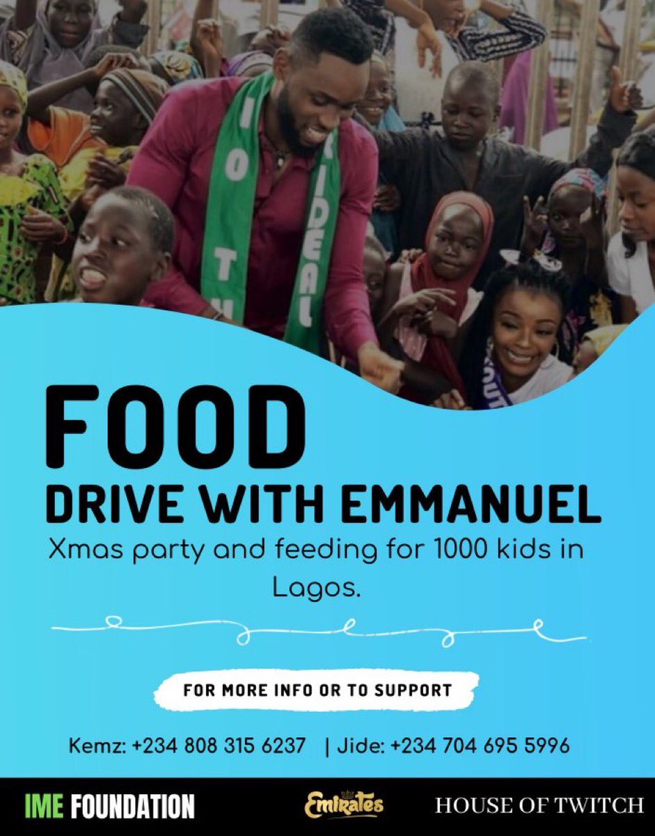 RosseyJmt's tweet photo. Dear Lord,

I pray for the success of this Event🥺
May everything go according to plan
&amp; exceed expectations🤲🏾

I pray for the safety of the team going🙏

Givers never lack!!so shall Emmanuel never lack🧎🏽‍♀️IJN❤️

FOOD DRIVE WITH EMMANUEL
#EmmanuelXEmirates
#EmmanuelUmoh
#EmmaRose https://t.co/3apC2dL2ER