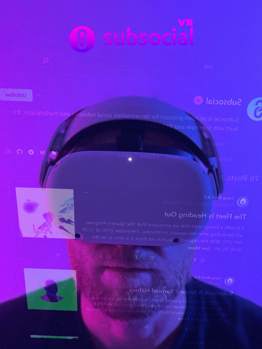 GoCryptoMachine's tweet image. Full immersion 🤩
@SubsocialChain 
#WEB3 
#Metaverses 
#art