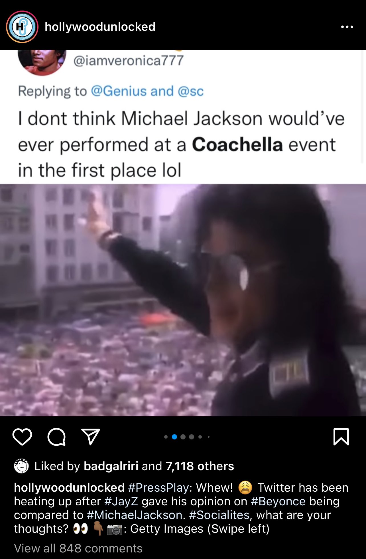 Jay-Z Twitter Comments About Beyoncé Vs. Michael Jackson