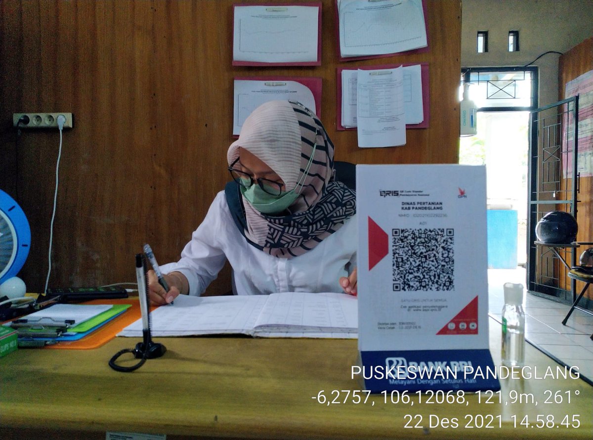UPT Puskeswan Pandeglang siap mendukung Elektronifikasi Transaksi Pemerintah Daerah #ETPD di lingkungan <a href="/setdapandeglang/">Setda Pandeglang</a> dengan melakukan transaksi non tunai secara penuh menggunakan akun QRIS mulai 1 Januari 2022