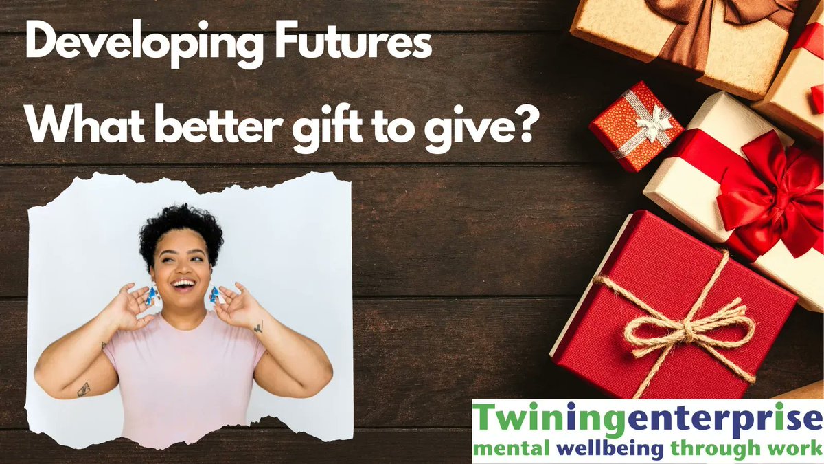 Twining_news's tweet image. Our 2021 Christmas fundraiser directly supports new project #DevelopingFutures, a 10wk e-mentoring programme designed to help young people from #minority backgrounds buff.ly/3IkKmtA Could you gift a brighter future to a young person living with #mentalhealth challenges?