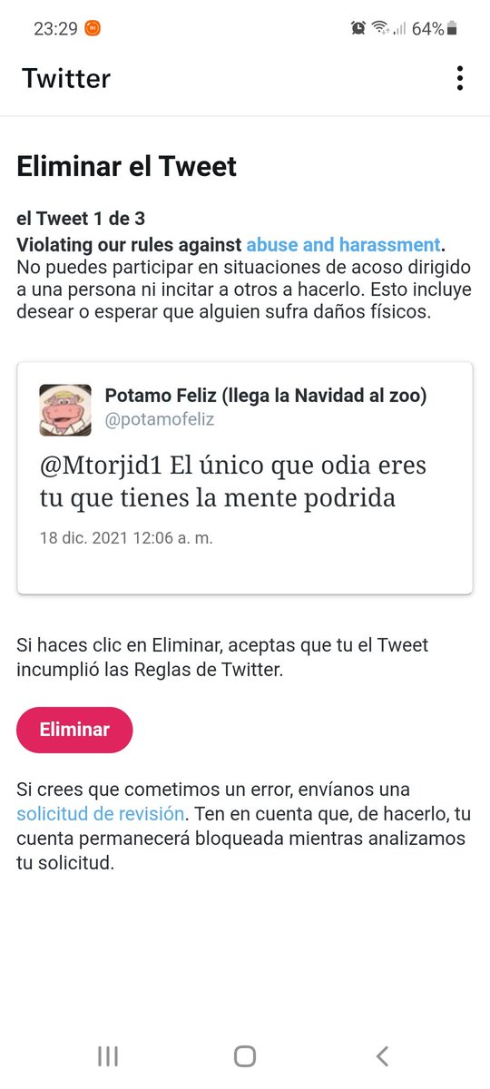 Potamo7's tweet photo. Esto para tuitel es un delito de odio.
Que el Perú y Jair lo flipan https://t.co/KVg0HxcMdK