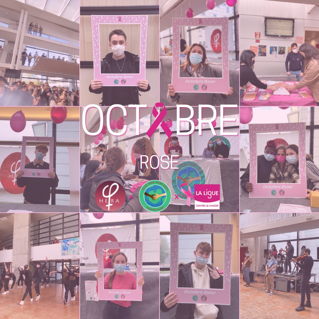 FSyllaaa's tweet image. [🎗 Flashback ]

Au mois d’octobre nous avons sensibilisé au cancer du sein.

Nous avons récolté plus de 1000€ pour La ligue contre le cancer de Seine-saint-Denis .

🤝 Merci aux clubs participants pour leurs animations de qualité. 

ClubHera 
#octobreRose #esieeParis