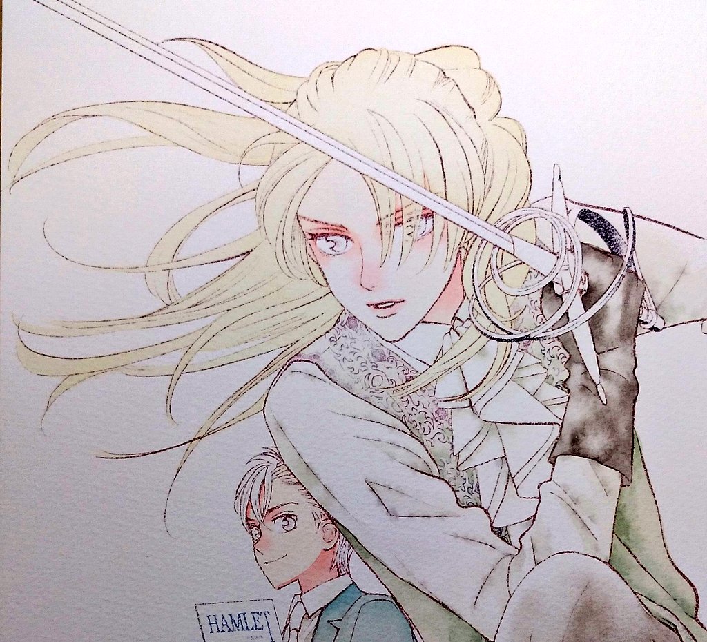 「12巻感想ありがとうございます!
嬉しいです!✨✨
ざっくり表紙メイキングを。
」|絵夢羅🐣12/20「WジュリエットⅡ」13巻発売中❗のイラスト