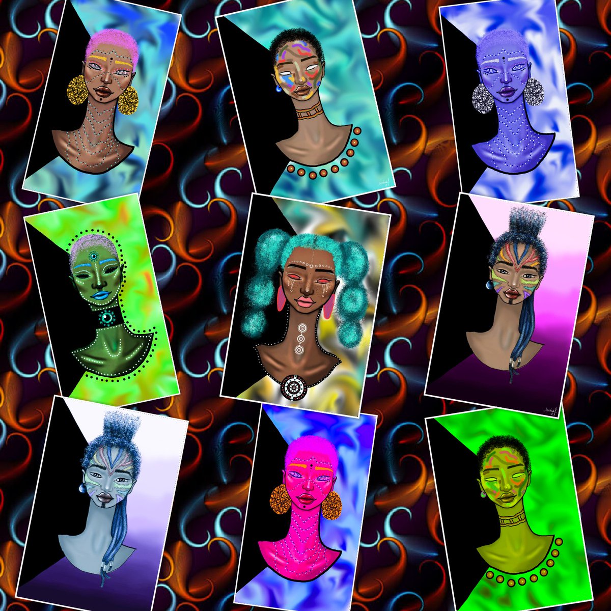 ⚡❤️ My beautiful Girls
<a href="/opensea/">OpenSea</a> #NFTCommunity #nftart