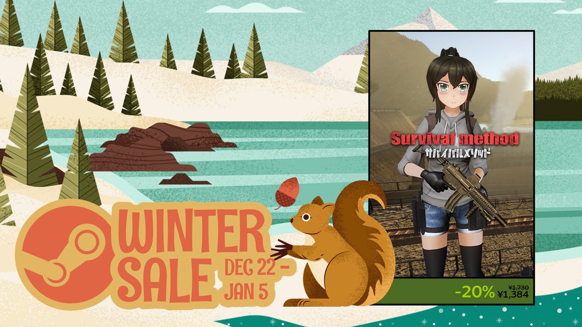 AjiGohan3D's tweet photo. サバイバルメソッドは20%OFFでセール中です。
https://t.co/TcLwBHV6Ow
#Steam #indiegame  #アクションゲーム #自作ゲーム #ゾンビサバイバル #インディーゲーム #美少女 https://t.co/A30pnphUCW