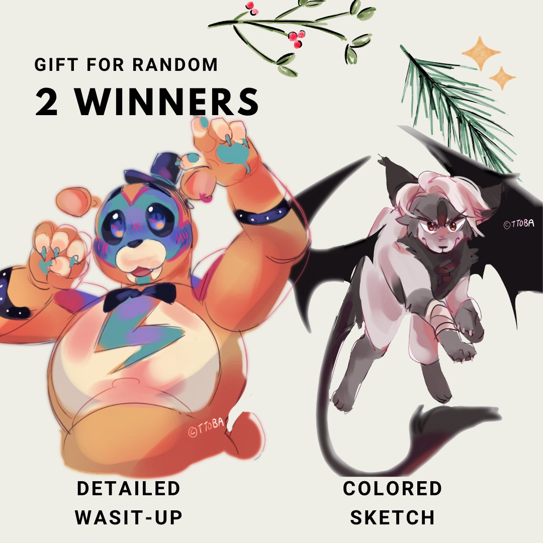 ttobeeb's tweet photo. 🎄Christmas Art Raffle⛄
Thank you always for enjoying my work and supporting me! I wanted to do an art raffle to show my appreciation. I am now your secret Santy.🎅✌

• RT and follow to enter
• Reply with reference pic of oc/fanart you want

Thank you again &amp; happy holidays! https://t.co/eQXu3DKdRc