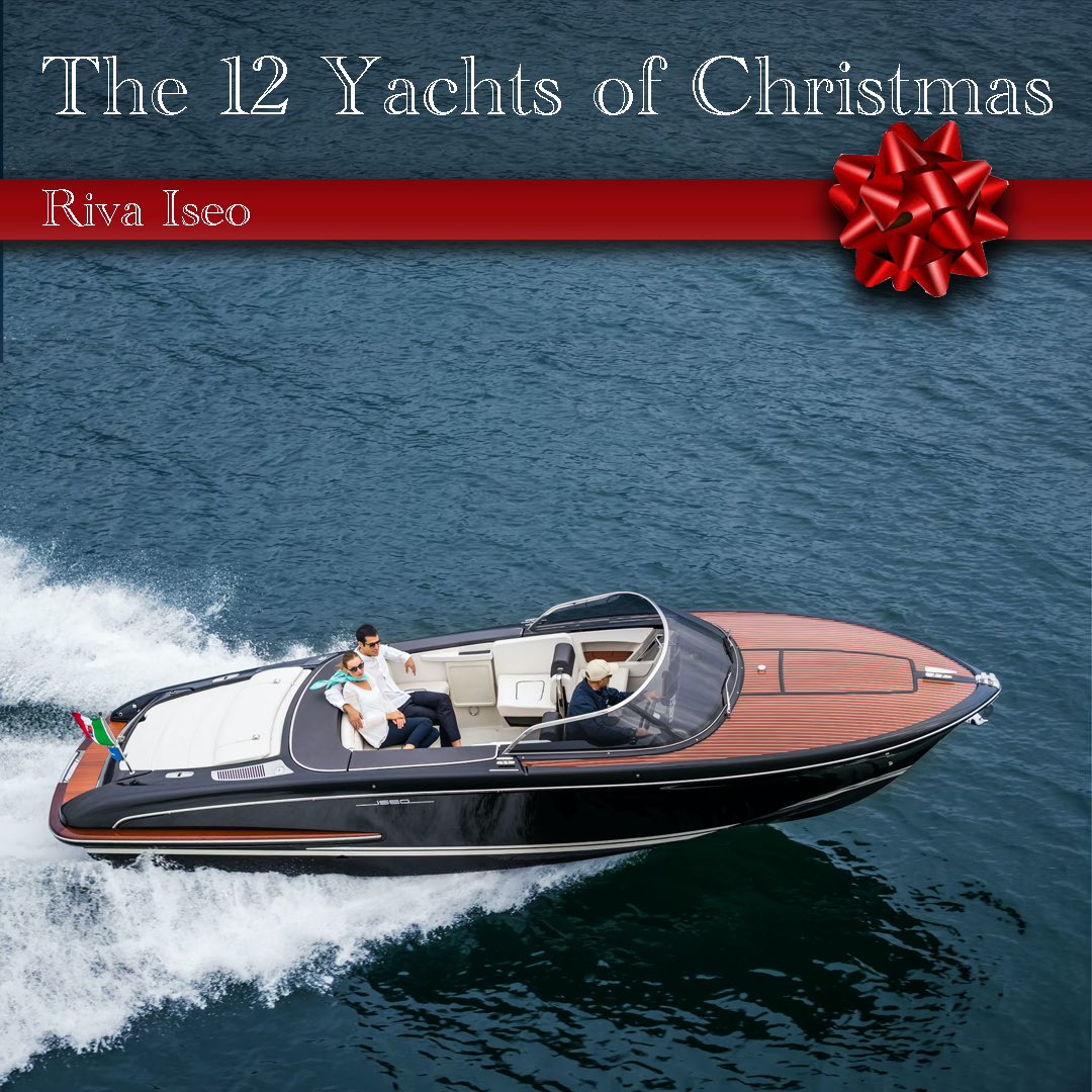 ExecutiveYacht's tweet photo. “The defining virtue of this marvellous creation is her remarkable versatility. Whether as your vessel of choice for excursions on the lake or the exclusive tender for your yacht , Iseo rises magnificently to any challenge.”
#12DaysofChristmas #12yachtsofchristmas #canada https://t.co/1nlZMpUE2w