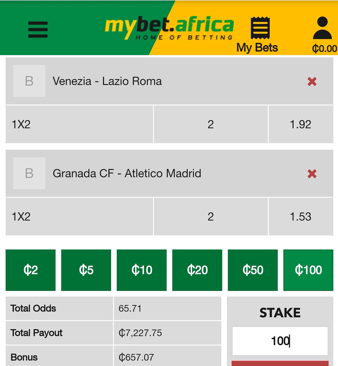Akosuah_T's tweet image. 65 + odds, edit and stake 
Code: 9KRY

Stake here mybet.africa/register?SID=7… 
#ThisIsFun