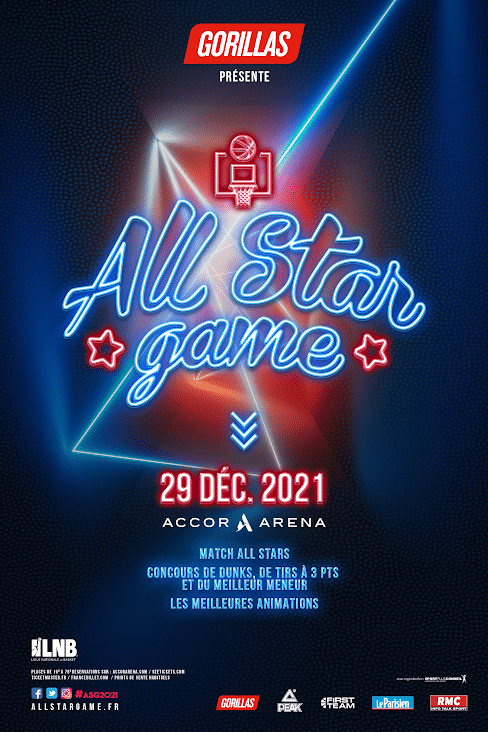 🏀 Alerte très joli cadeau 🏀

🎁 On vous offre vos places pour le All Star Game le 29 décembre à l'Accor Arena

🤞 Pour jouer, RT+Follow et répondez avec votre meilleur souvenir basket cette année 

🔥 Bonne chance à tous