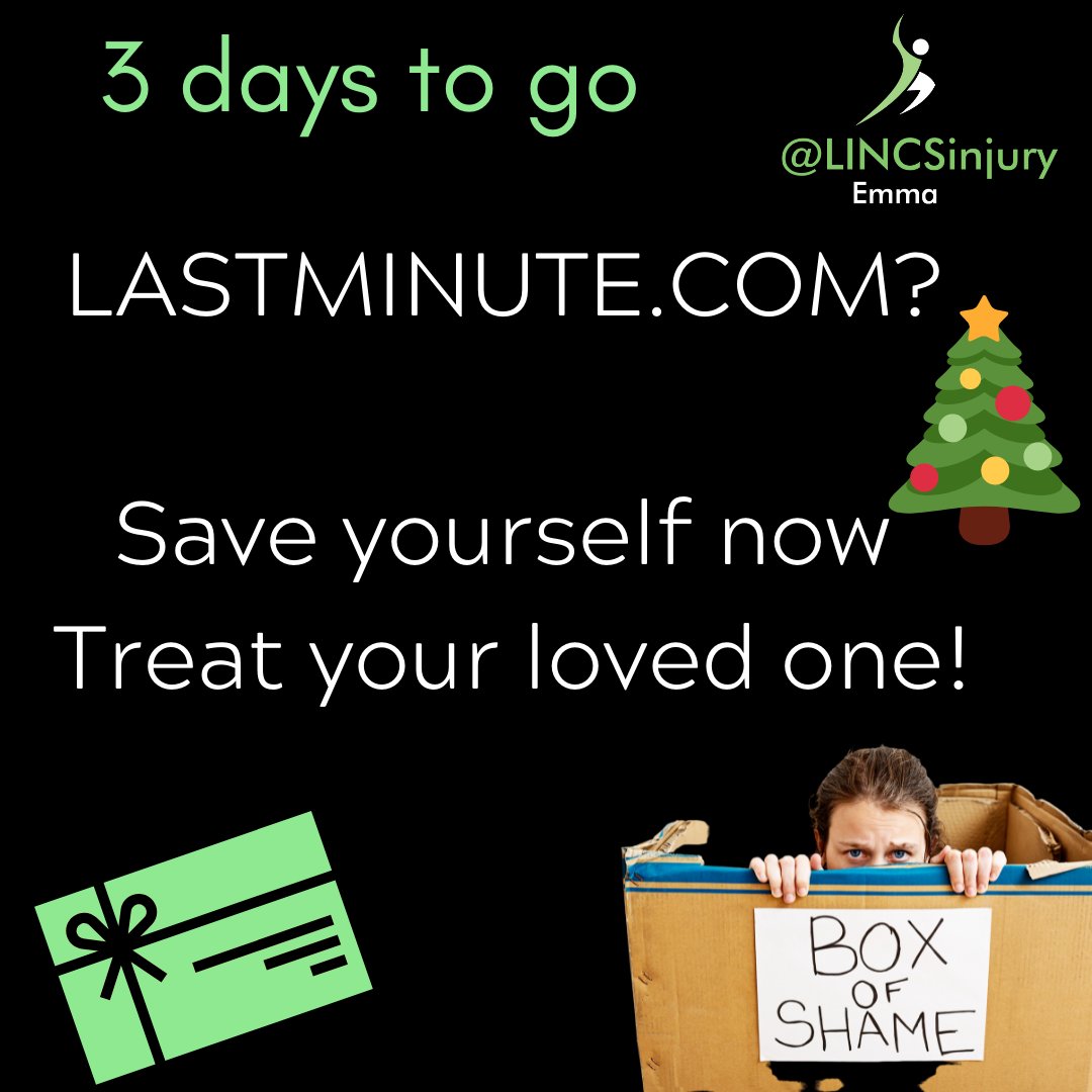 LINCSInjury's tweet photo. Only just started your Christmas shopping?

Treat your loved one to a Gift Voucher, they can enjoy a deep tissue massage, get some help with a gym programme or help contribute to their rehabilitation. 

Support a Local Independent Business 
https://t.co/wgMfQpacT3 https://t.co/8wIMloS4Gp