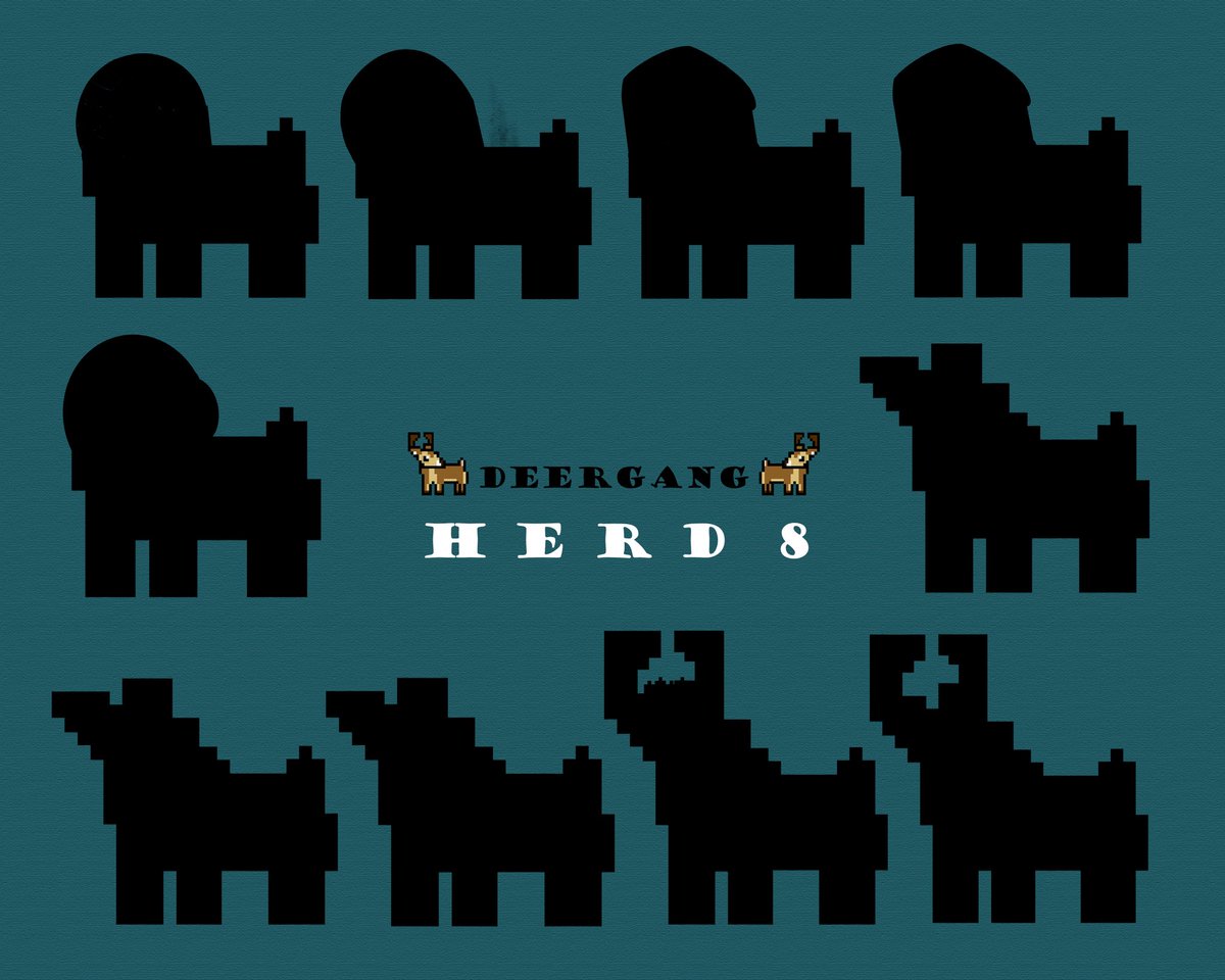 DeerGangNFT's tweet photo. HERD 8 DROPS TOMORROW🚨🔥💯🦌 This herd is incredibly unique you don’t want to miss out! 

🚨COLLABORATION🔥🙌🏽 5 of the deer in herd 8 drop tomorrow are very unique. They will have more attributes and skills in the P2e deergang game. 

Follow us on insta @DeerGangNFT🔥

#NFT #p2e https://t.co/4CmSDMyxiE