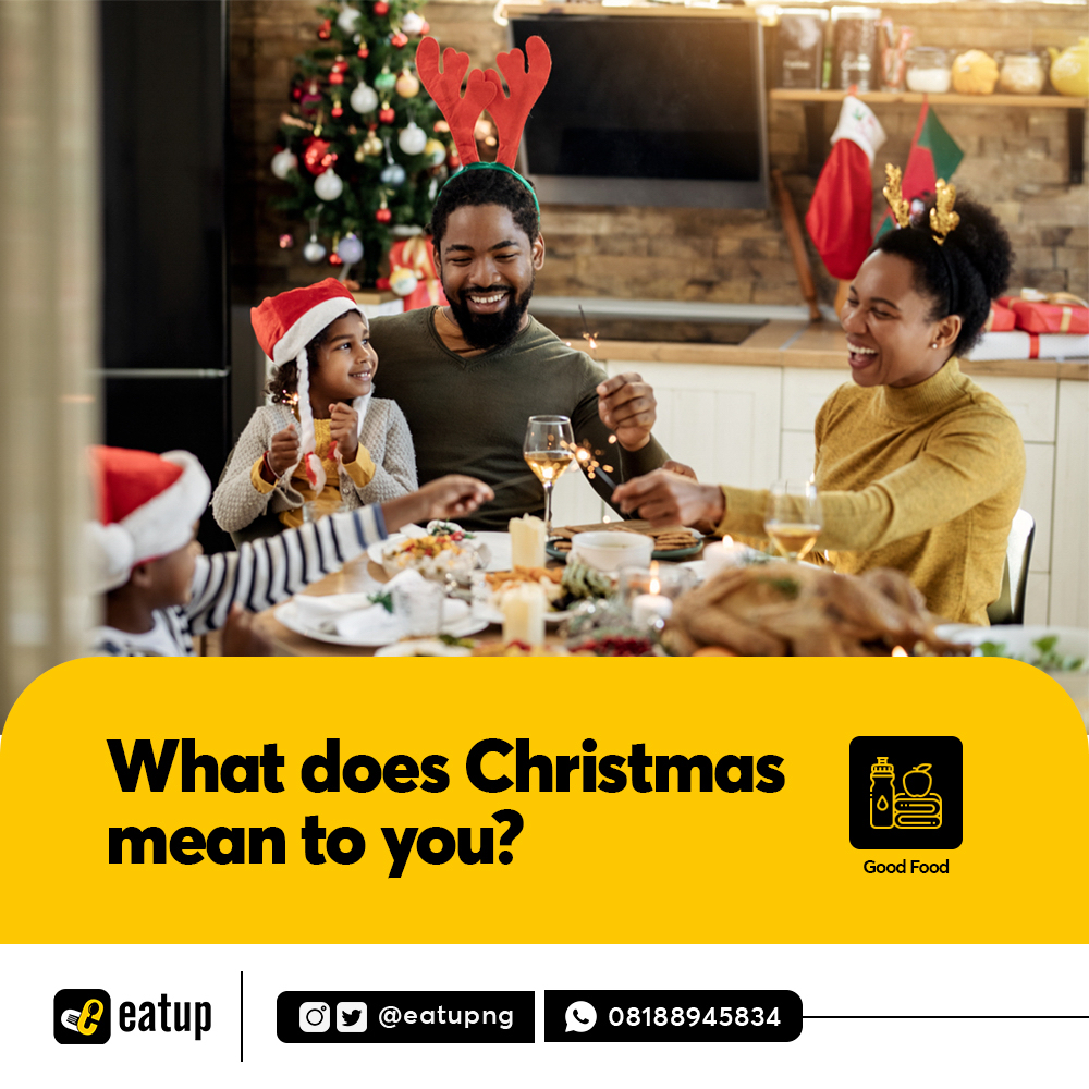 eatupng's tweet photo. What does Christmas mean to you? To us, it means food, plenty food. #SantaDelivery
To order click https://t.co/uzg5U7l0rp
#Abeokuta #FoodDelivery https://t.co/NHcJJ11A6w