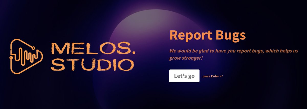 Got any bugs or suggestions you want to report?

We would be glad to have you report them so that we can  grow stronger!

Fill out the form to participate in the bug bounty program⬇️
de515h19uif.typeform.com/to/I8RUHukt

#MelosWorkShop #MusicFi #SocialFi
