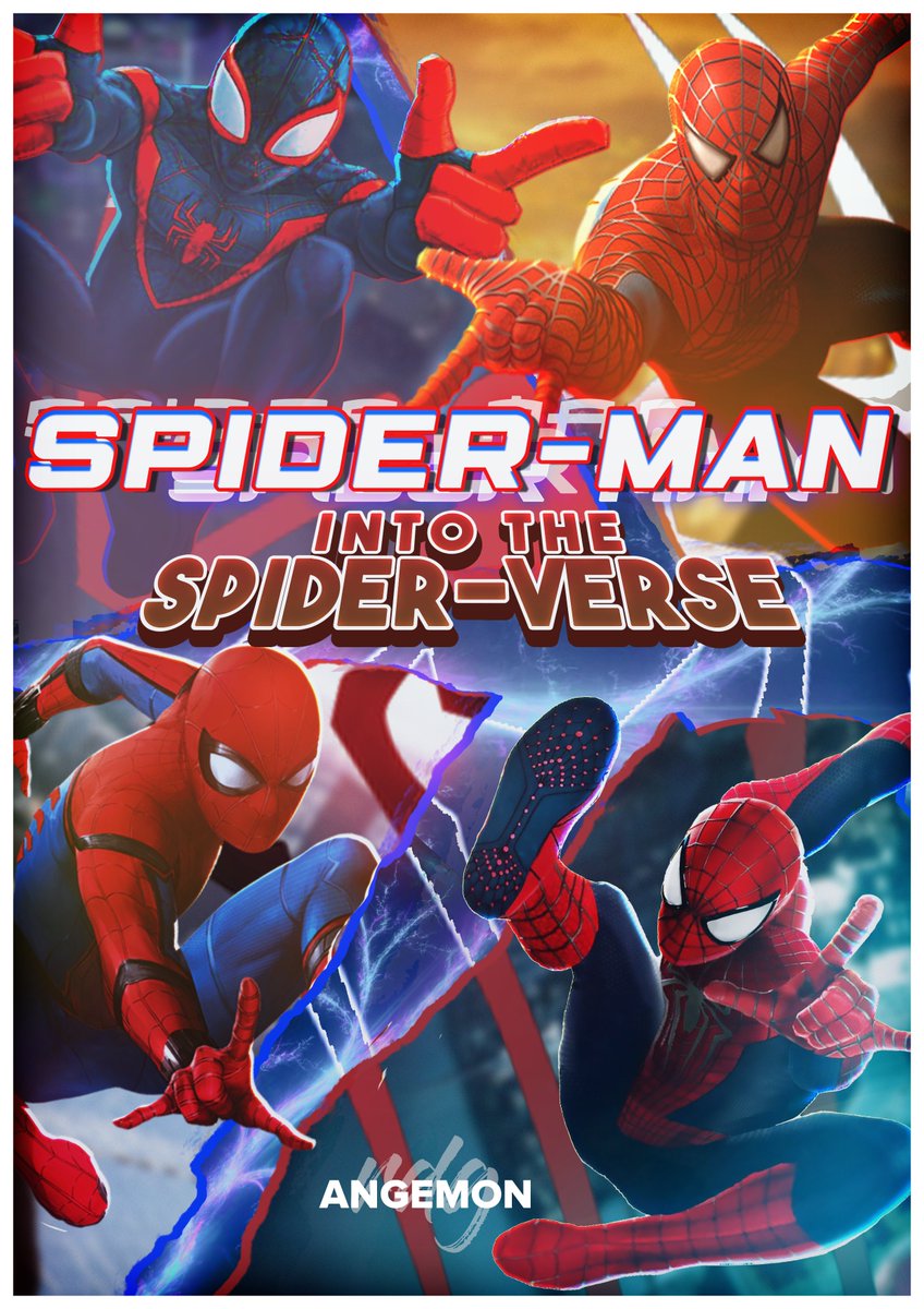 AngemonTK_'s tweet photo. Something that hit my mind weeks ago and today I decided to make it after complete boredom.

#SpiderManNoWayHome #SpiderMan #Andrewgarfield #TobeyMaguire #TomHolland #MilesMorales #SpiderVerse https://t.co/5P44lbZ2mB