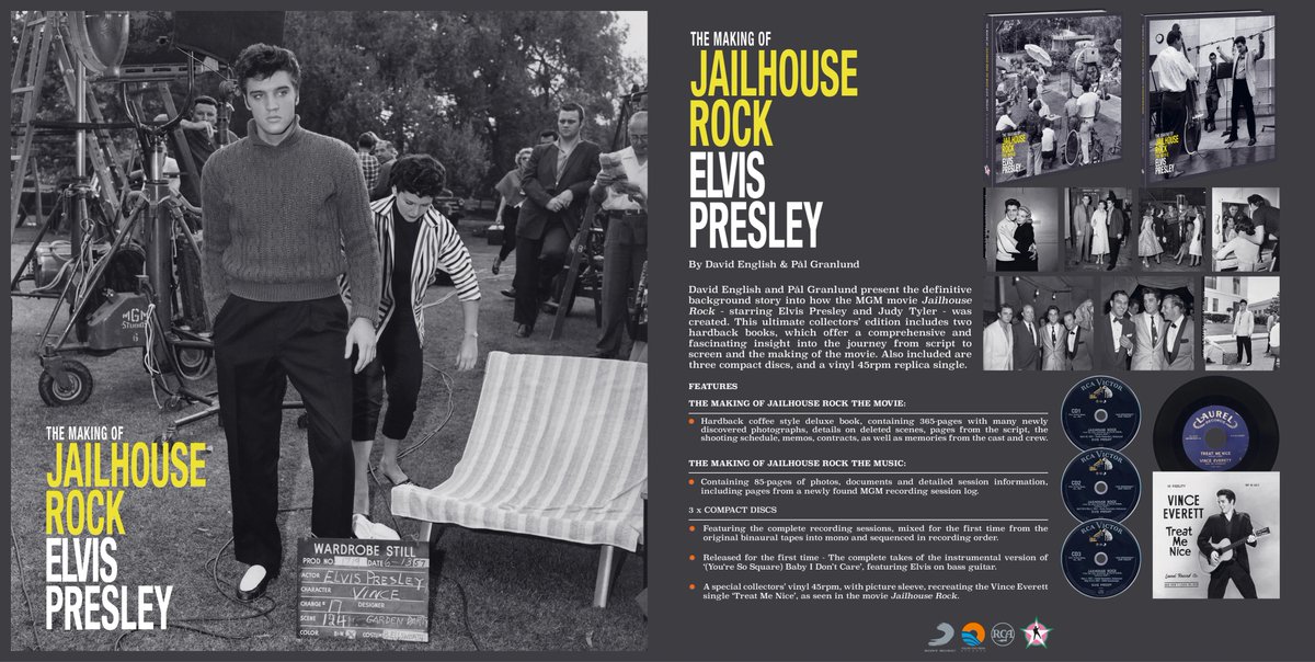 The Follow That Dream collector's label release 'The Making of Jailhouse Rock' has been released. Read the details and watch the first unboxing at: elv75.blogspot.com/2021/12/decemb… #Elvis #ElvisPresley