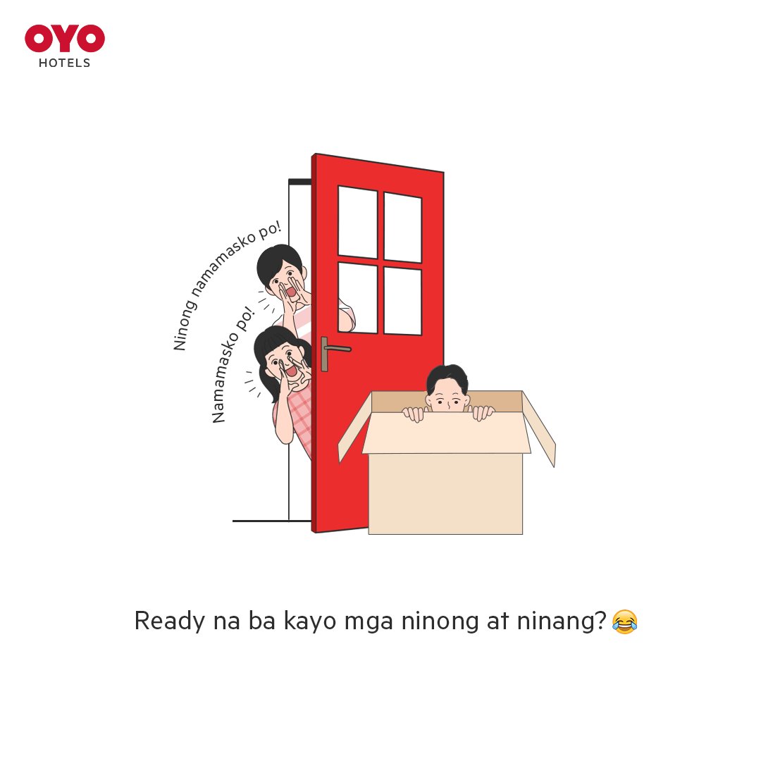 #lifehack: Balutin na lang ang iyong sarili bilang regalo. Mahal mo naman ang mga inaanak mo eh. 😅🎁🎄

Pero kung gusto mong magtago at magpakalayo-layo, open naman kami. 🤣

#MakeHolidaysHappen #SanitizedStaysAtOYO #VaccinAid #OYOHotels