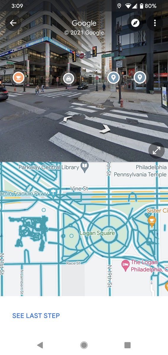 CurlyTopJester's tweet photo. @googlemaps Hey so, umm... was the museum supposed to look like a mecha next to a space beam? This is an interesting driving route haha https://t.co/F3TQFs5A2J
