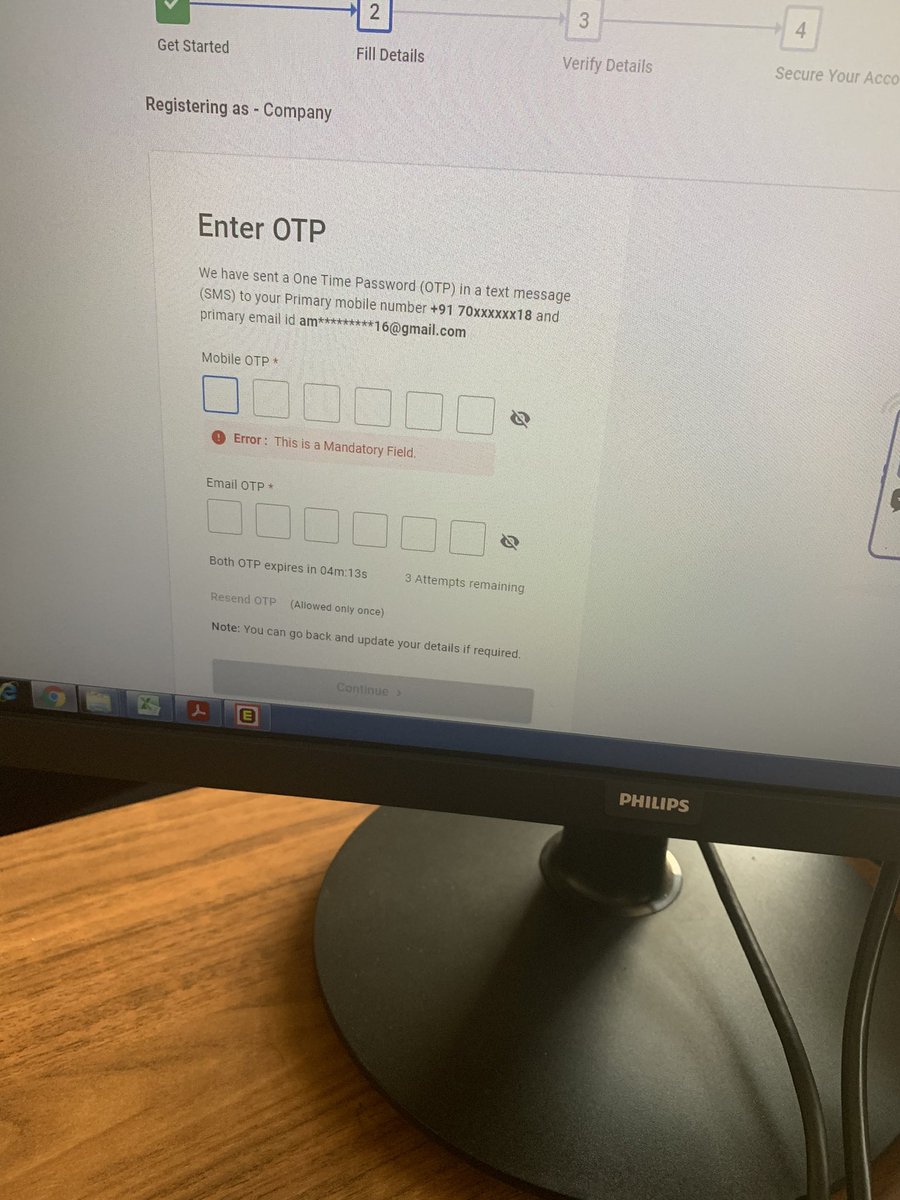 ashishambrale's tweet photo. Otp not received…..and many issues on portal  extend Date-#extendduedates #incometax @FinMinIndia @IncomeTaxIndia @nsitharaman @nsitharamanoffc https://t.co/1491cRSx4p