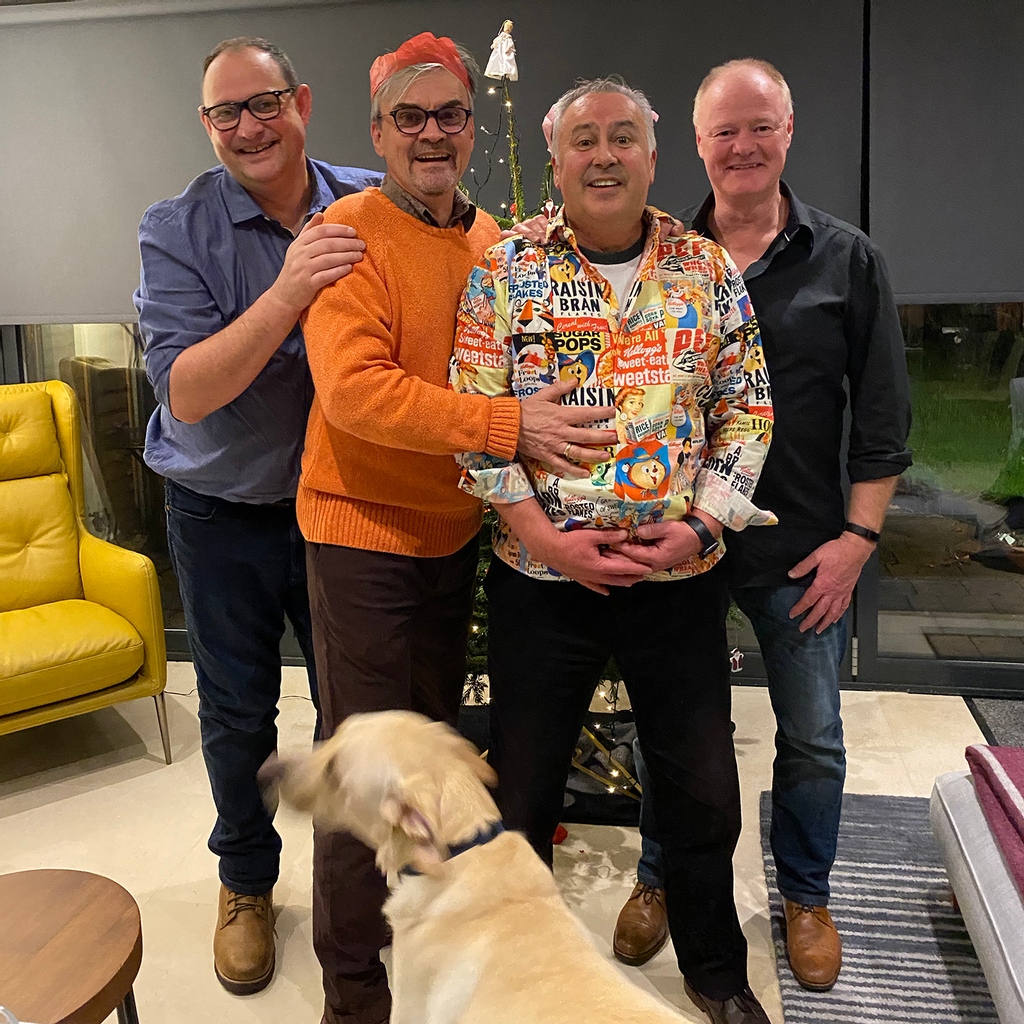 90rightangle's tweet photo. Dealing with a 'proper' indulgent Christmas lunch... every extra pound was well worth it!⁠ Thanks @pinkkeylicensing for the gorgeous branded shirt - love it!⁠ https://t.co/AVr2B4VBZl