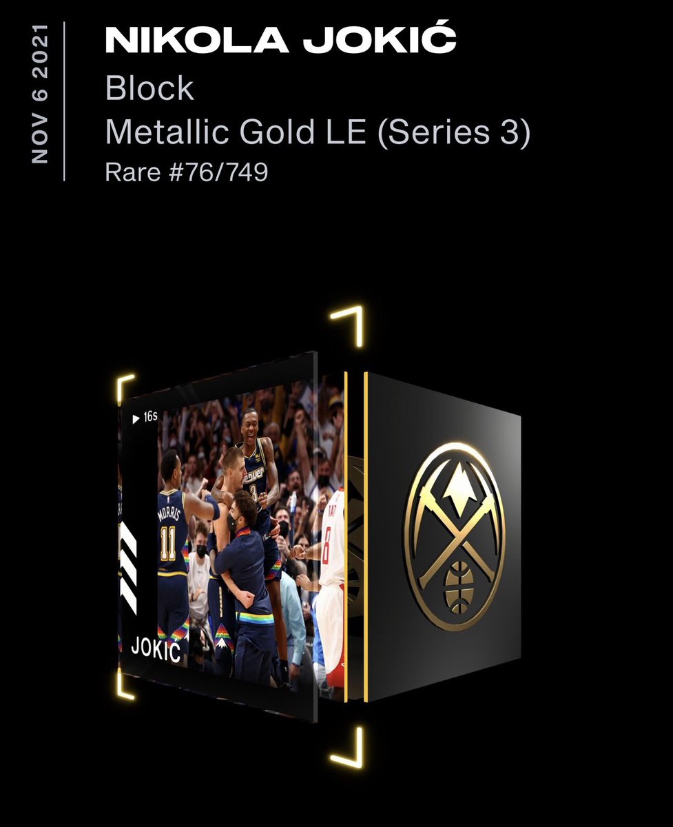 bigsom's tweet photo. @nbatopshot NIKOLA !🃏
Got this pack for gift back money from @nbatopshot THANKS https://t.co/yTbYcHxOAX