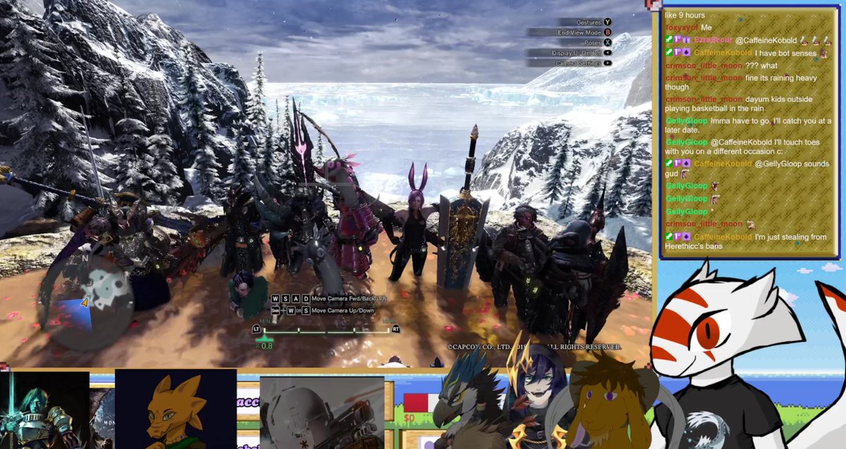 HakariSquish's tweet photo. Today's stream was probably the most fun I have ever had in Monster Hunter.
Still recovering from how hard I was laughing but it was worth it!
Thank you @ezratel @The_Herethicc @fluffyzombie10 @ScratchPack and many others!
Have some memes from today.
https://t.co/oYnuMk6L8K https://t.co/1z36t0vVM7