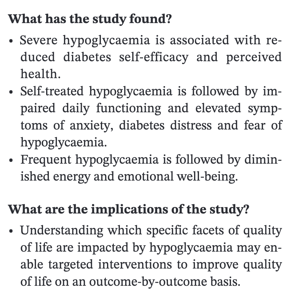 kamleshkhunti's tweet photo. Hypoglycaemia is common in adults with T2 diabetes &amp; impacts physical &amp; psychological aspects of quality of life

Systematic review by @janespeight @simonrheller @BastiaanGalan et al

https://t.co/jKrhjfImdF

@drpratikc https://t.co/i2SLyr60Jn