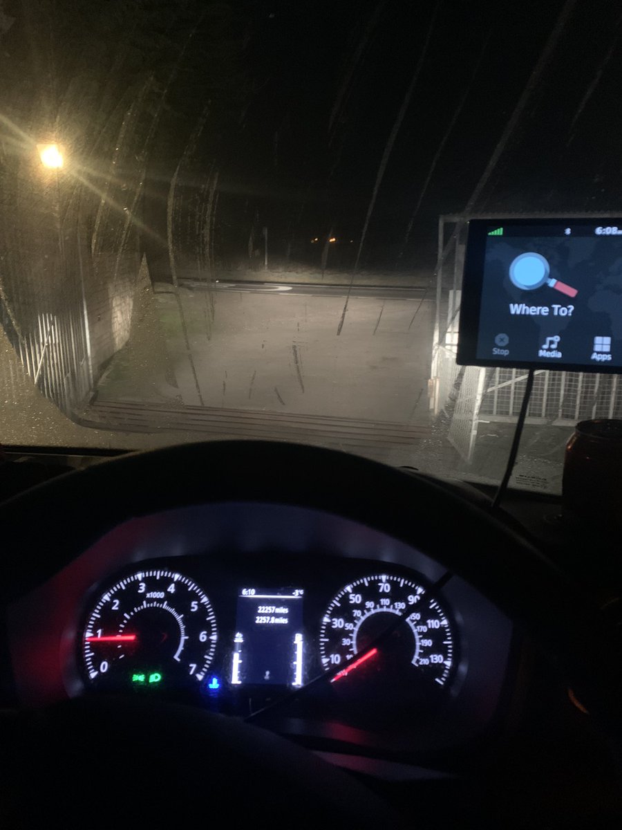 14 hr day yesterday,360 miles covered.  4 hours sleep, 6am  and off we go again!Have a good day peeps!!