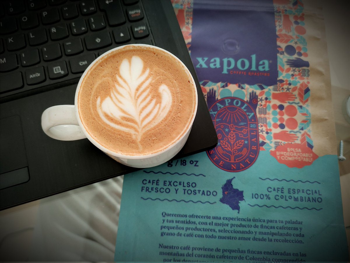 xapolacoffee's tweet photo. muy buenos dias, siempre da gusto empezar el dia con un buen sabor, del mejor café colombiano. y a disfrutar.❤️   #cafe #cafecolombiano #barista https://t.co/2SSZeOKESL