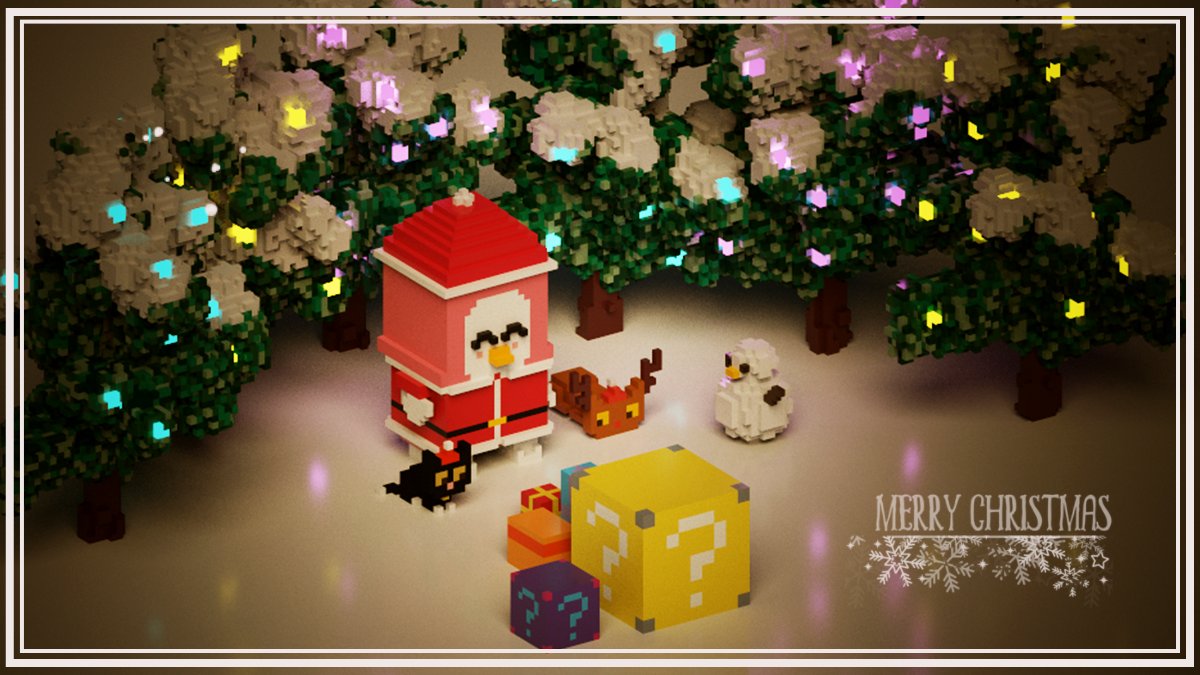 WhyPenguinNFT's tweet photo. Merry Christmas ! 🎄🎁 ✨❤️

#nftart #NFT #NFTCommunity #voxelart https://t.co/4u8Us1YAoL
