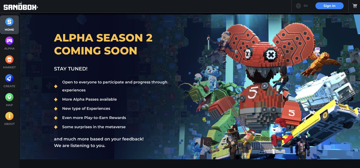 We're just getting started with #Play2Earn in <a href="/TheSandboxGame/">The Sandbox</a> metaverse 💪