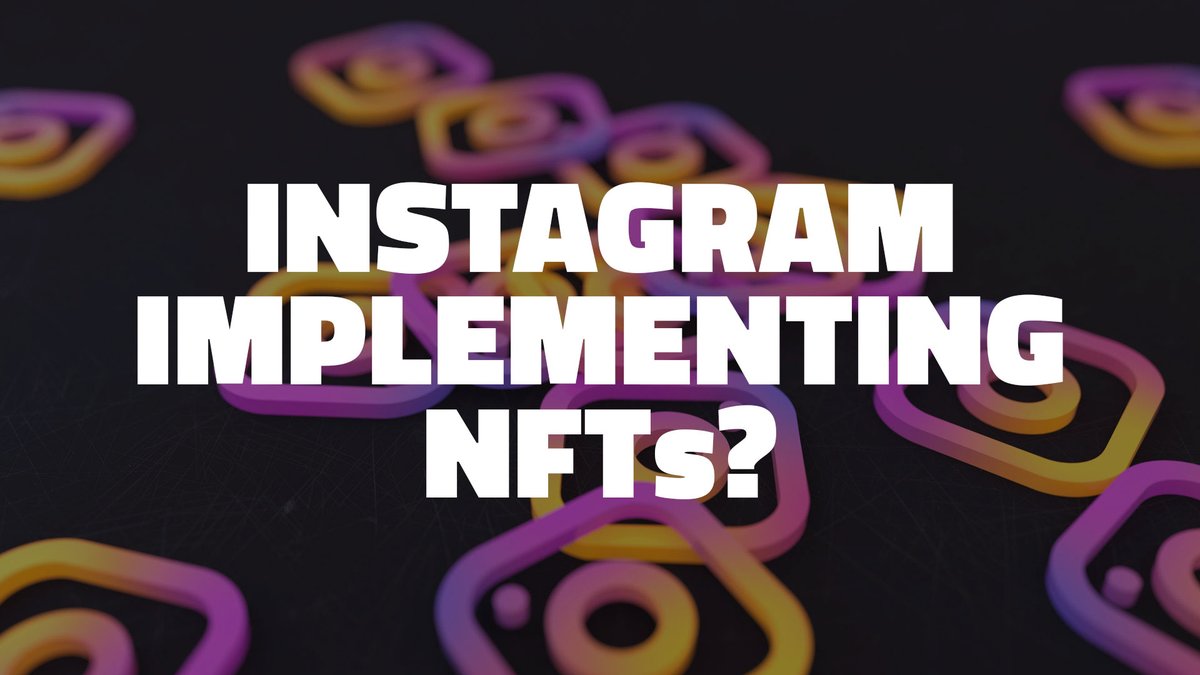 fyfyio's tweet photo. If Instagram finds a way to implement NFTs it would be HUGE game changer for both businesses. 

Are you ready for this @tiktok_us? 

#NFT #cryptocurrency #instagram #TikTok https://t.co/Hq20phWd8N