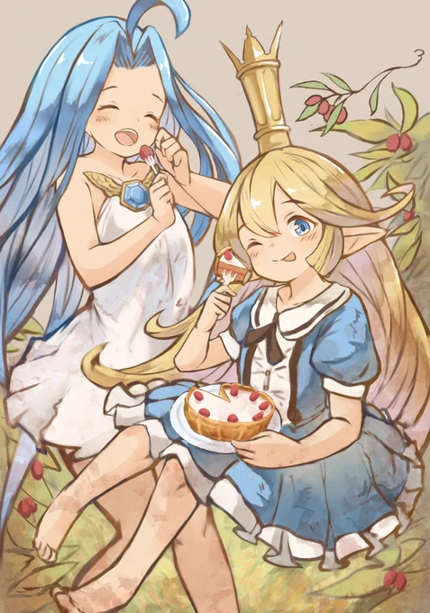 メルクマールベリーのタルトとシャル&ぴっぴ。新刊のお表紙! 