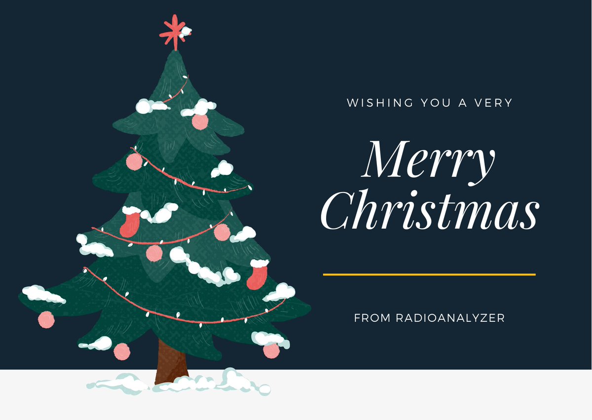 RadioAnalyzer's tweet image. Happy Holidays from RadioAnalyzer 🎄