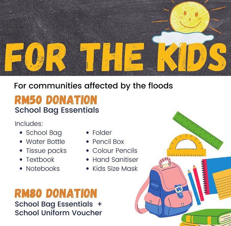 padangbolasepak's tweet photo. ���️ For The Kids ‼️

"Recent floods in Selangor have been devastating. This is an initiative aimed at providing school supplies for children when they return to school."

From Project Haans for Autism IG https://t.co/X5TNJInMRc