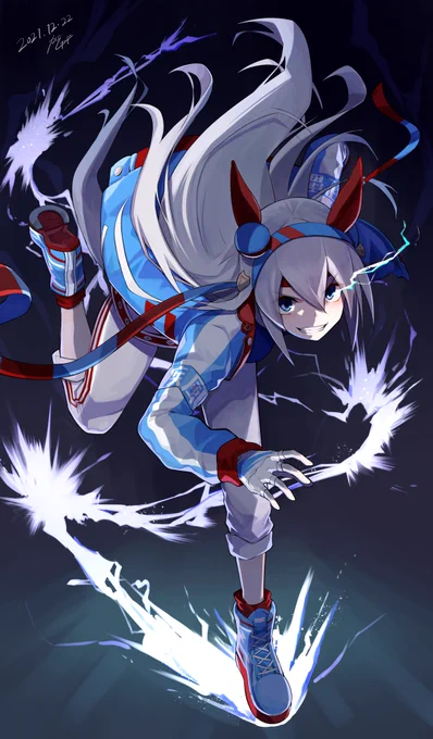 『"疾風迅雷"ってなァ!!!』#ウマ娘 #タマモクロス 