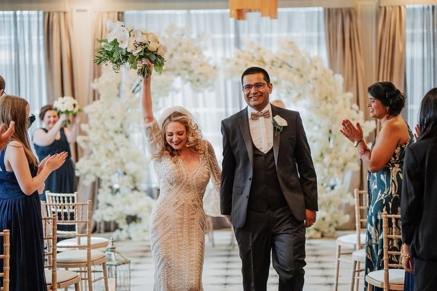thewedco's tweet photo. Kicking off a nostalgic look at some of our favourite pics from this year with this joy filled moment from Charlotte and Waqar's wedding at @merchantbelfast 
📸 @francismeaney 
.
.
.
#wedding #weddingideas #weddinginspo #weddinginspiration #weddingtre… https://t.co/fK6do7O0bY https://t.co/osvaLwvNiB