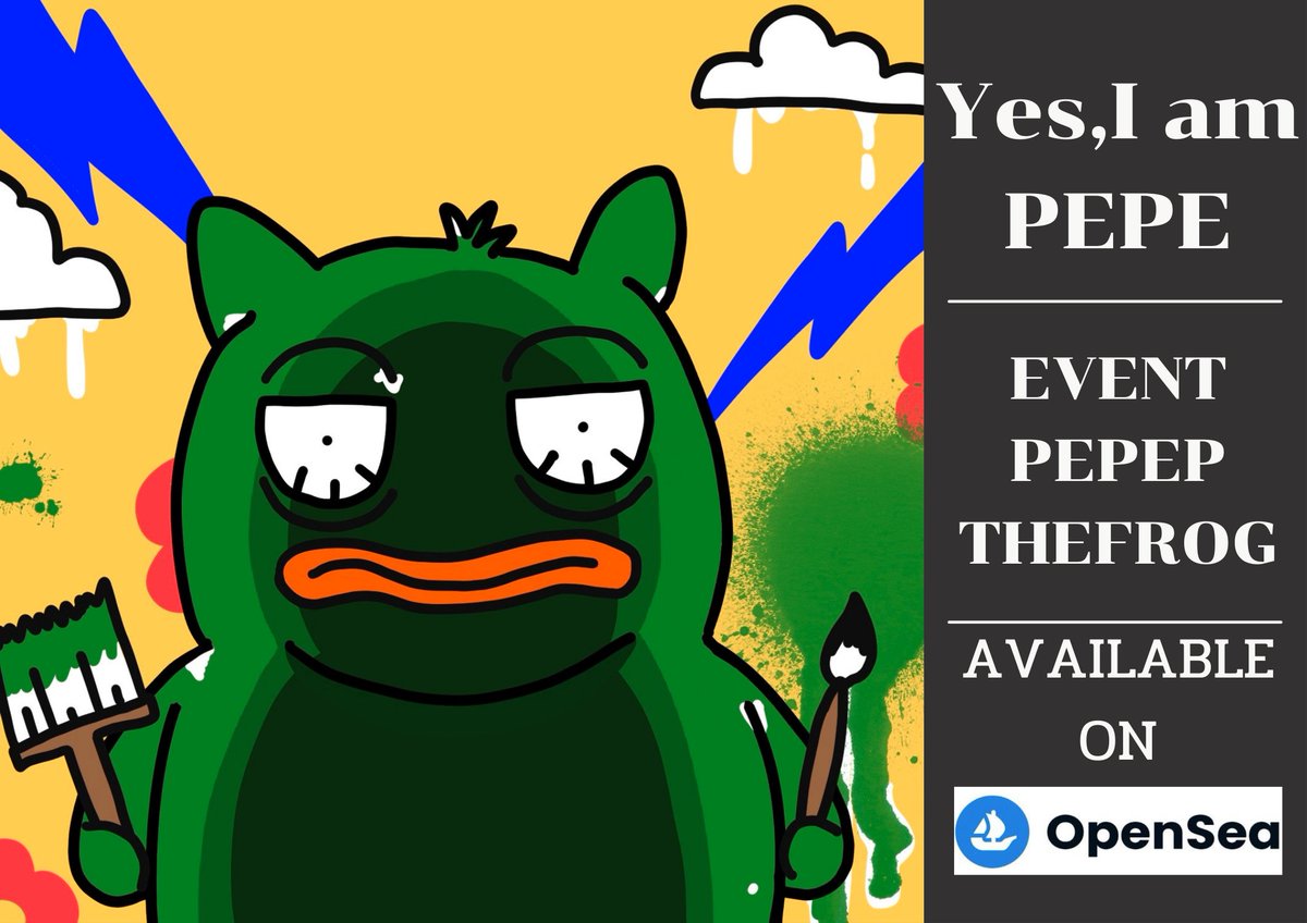 yodchat's tweet photo. NOT A FAT CATS
JOIN EVENT PEPE THE FROG
🐸🐸🐸🐸🐸
AVAILABLE ON #OPENSEA
https://t.co/GjFJePzxD1

Thank you for supporting
#PEPETHEFROG #NFT #NFTs #pepe #OpenSeaCollection #NFTdrop #nftcollectors https://t.co/McmRcCeKWX