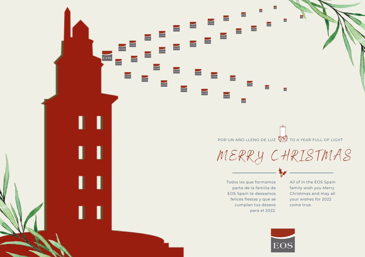 💫✨ Todxs lxs que formamos parte de la familia de EOS Spain os deseamos FELICES FIESTAS y que se cumplan todos vuestros deseos para el 2022! 
💫✨ All of in the EOS Spain family wish you Merry Christmas and may all your wishes for 2022 come true!