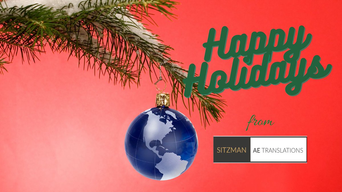 AeSitzman's tweet photo. What do you look forward to the most around the holidays? Comment below.
Happy Holidays to everyone around the world!
https://t.co/wH05CCYHTs
#happyholidays #weihnachten #germantranslator #technicalcopywriter #copywriter https://t.co/yW7HK78LIy
